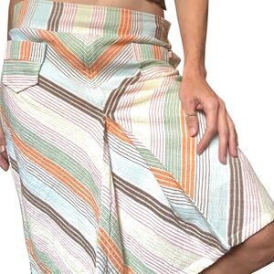 OP Boho Striped Chevron Skirt